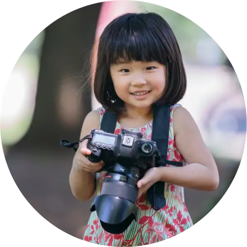 Enfant photographe
