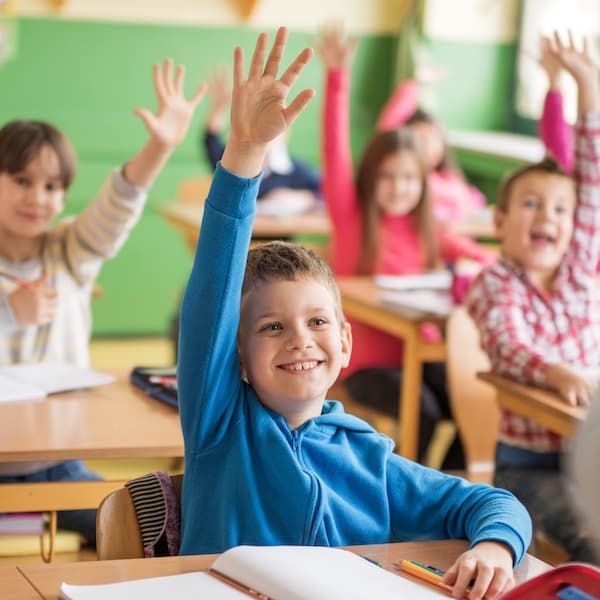 À l'école